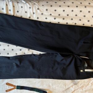 Men's Black/Navy Blue Dress Pants